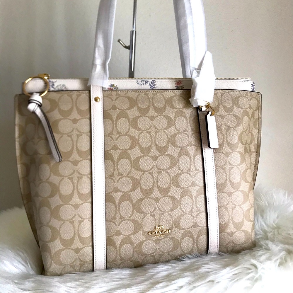 Coach Dandelion Floral Print May Tote